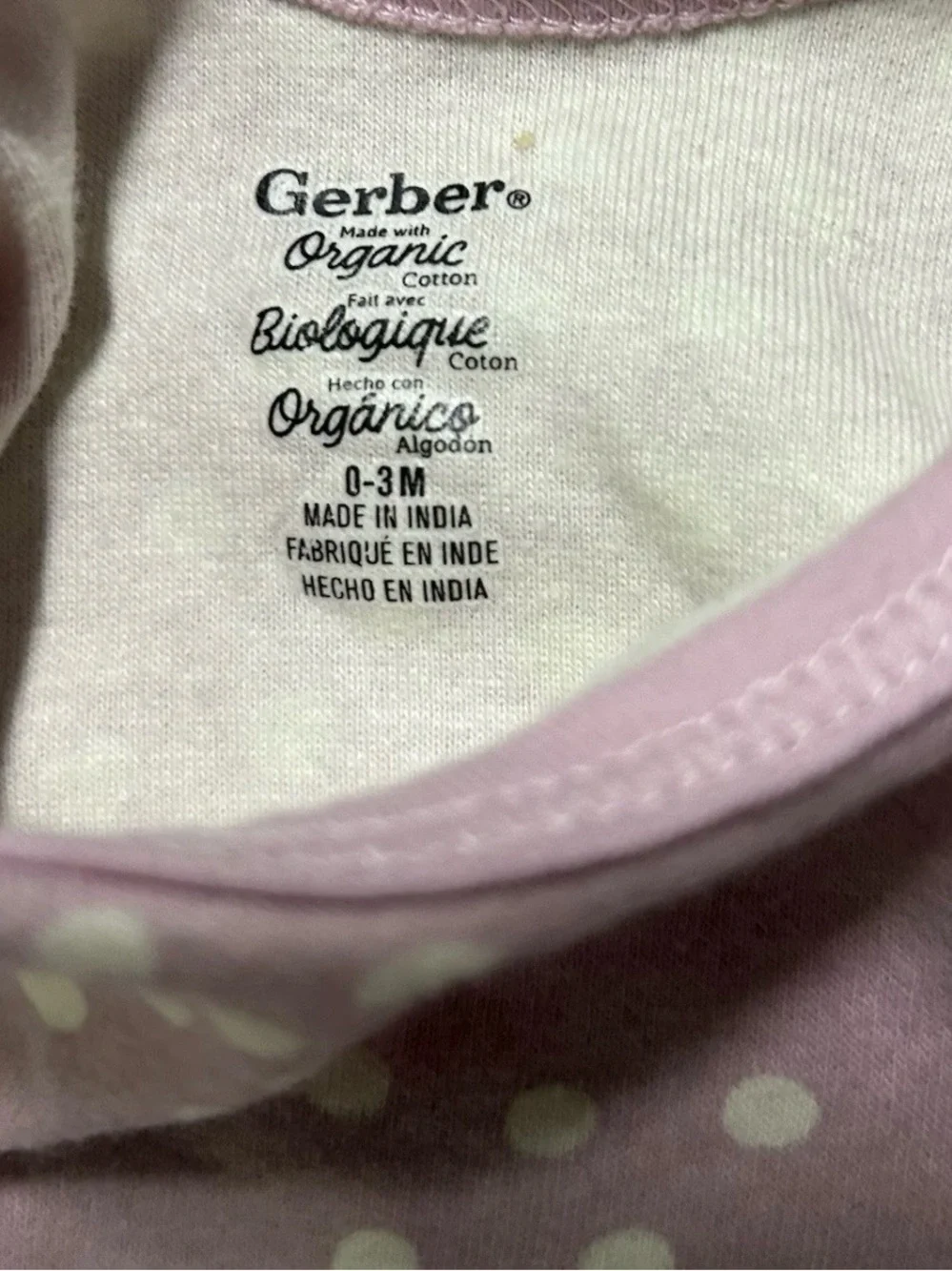 Baby Girl Summer Clothing Puma Floral Pink Purple Polka Dots Size 0-3 Months